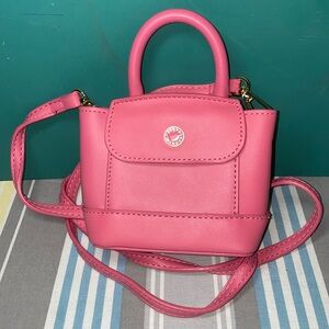 Steve Madden mini purse rose pink color clutch crossbody handbag 5.5”X4”X2” nice